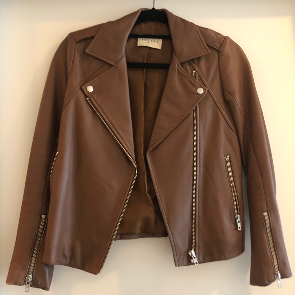 Sandro biker style moto jacket